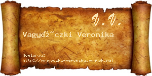 Vagyóczki Veronika névjegykártya